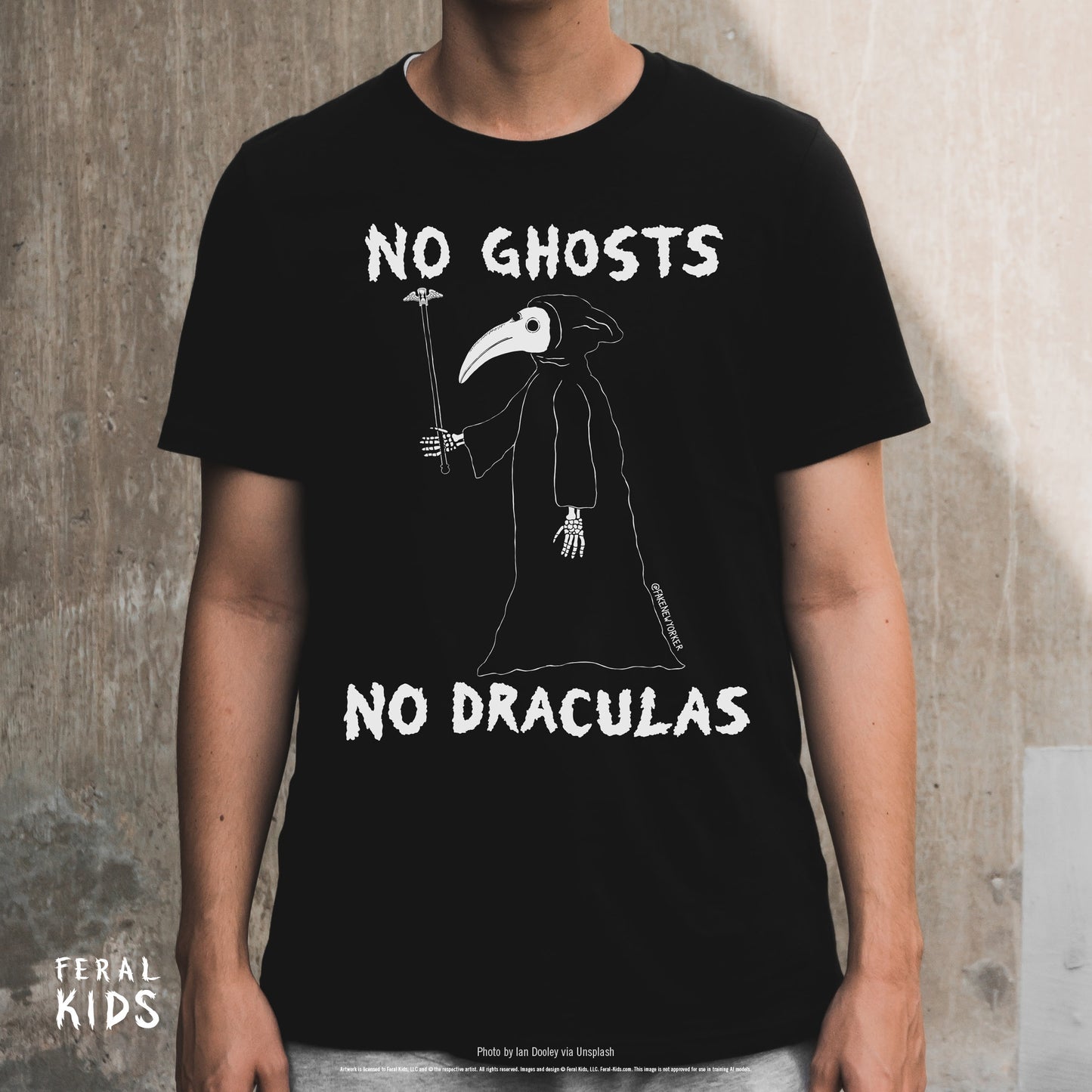 No Ghosts No Draculas • Adult Softstyle T-Shirt